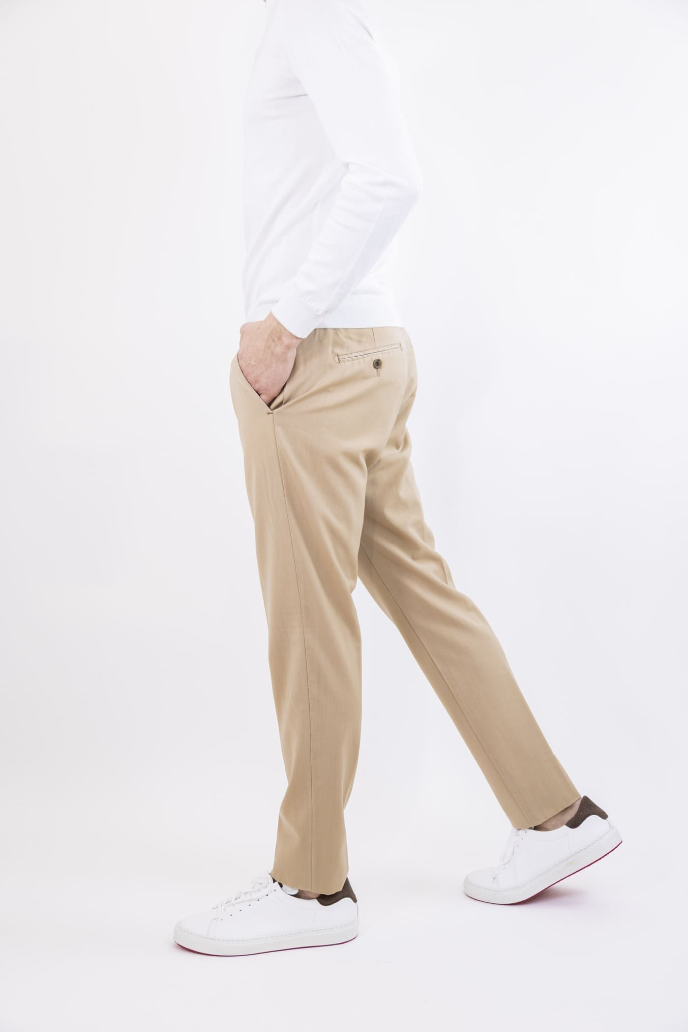 MYTHS Pantaloni Vintage Wool Beige