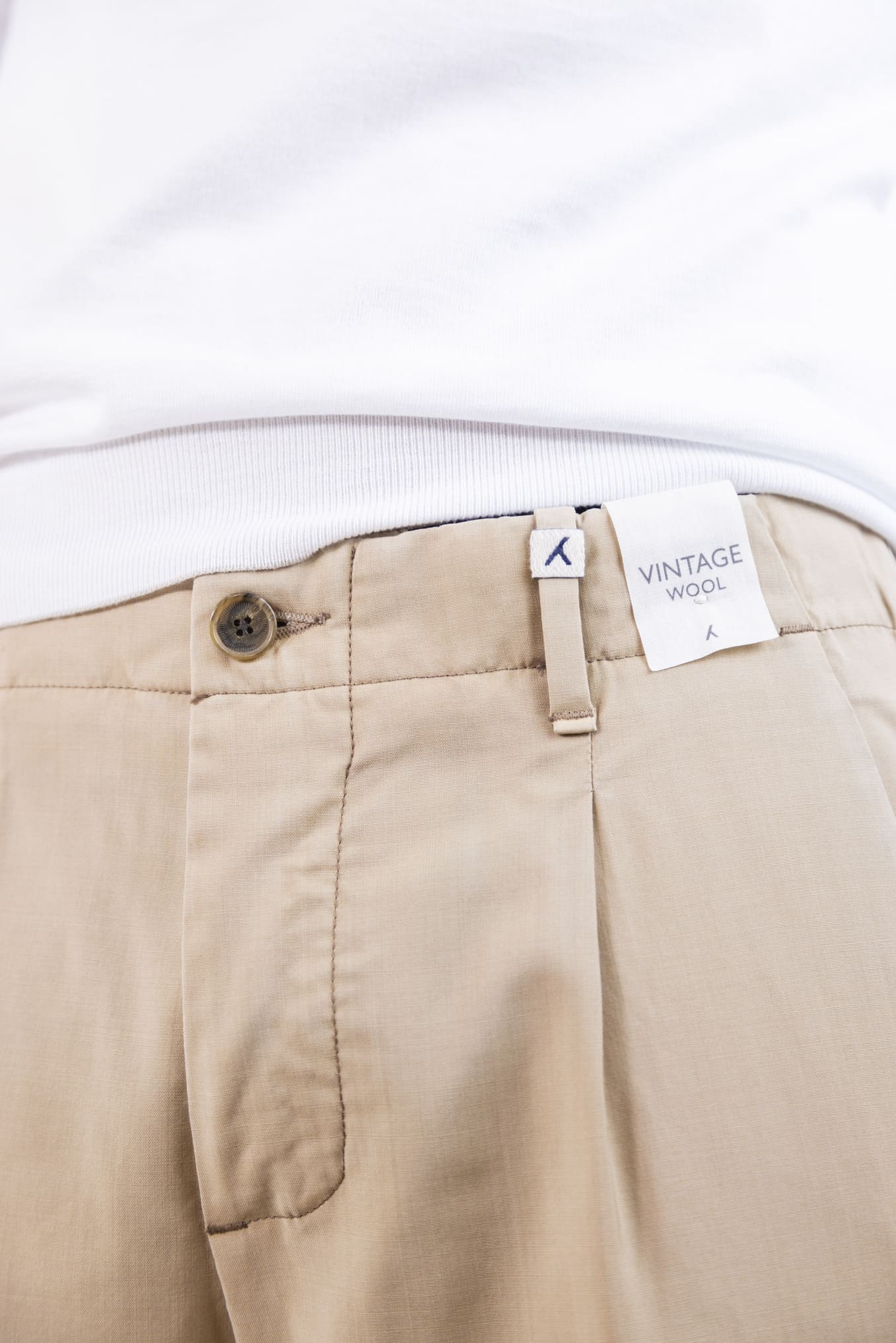 MYTHS Pantaloni Vintage Wool Beige