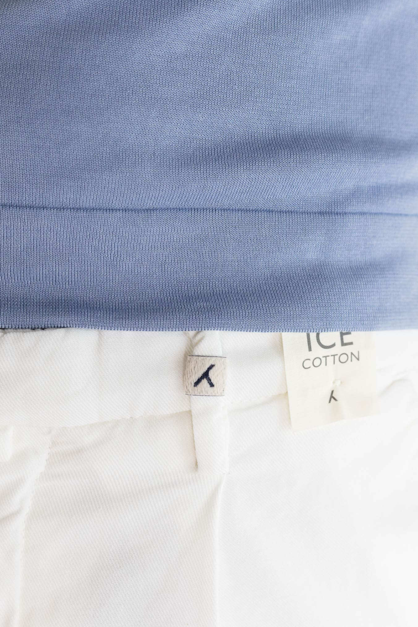 MYTHS Pantaloni Ice Cotton Pinces Bianco
