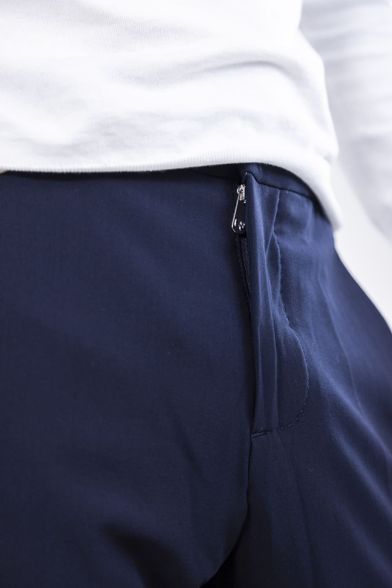 PESCAROLO Pantaloni Coulisse Caracciolo Blu Scuro