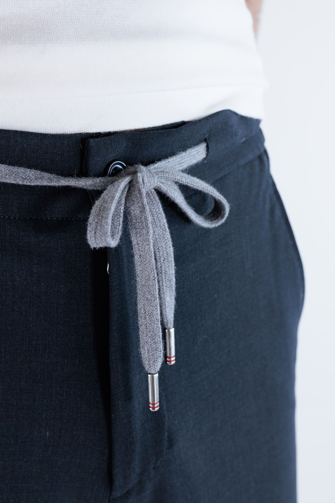 PESCAROLO Pantaloni "Caracciolo" Lana Super 160's Blu