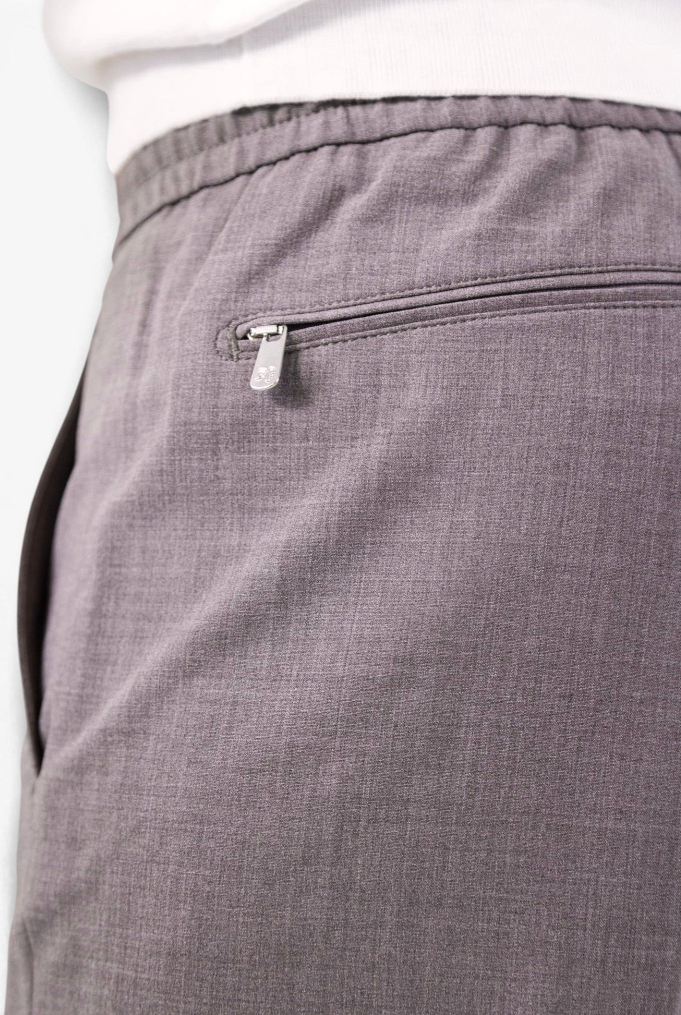 PESCAROLO Pantaloni "Caracciolo" Lana Super 160's Tortora