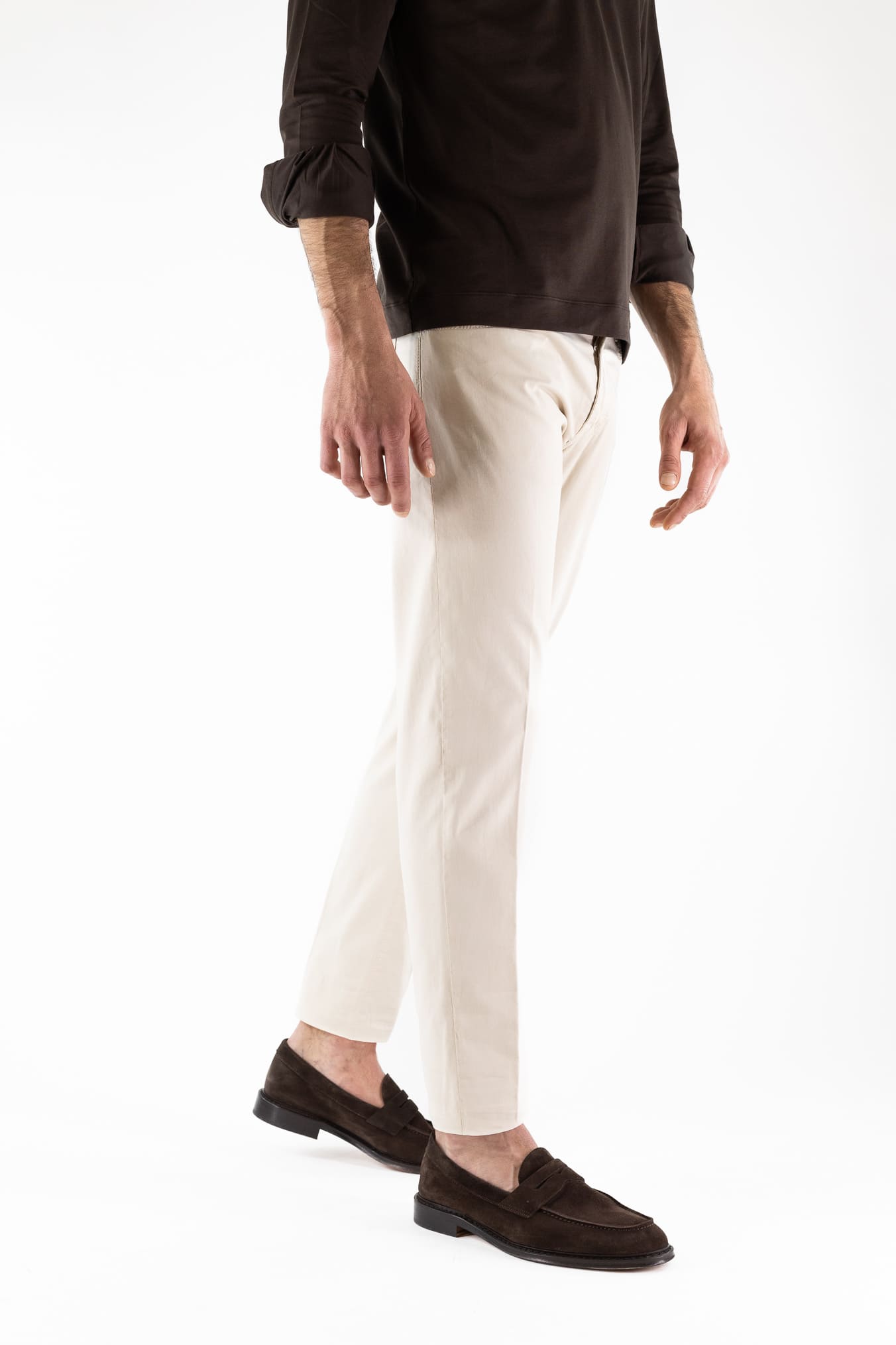 PESCAROLO Pantaloni "Nerano" 5 Tasche Beige