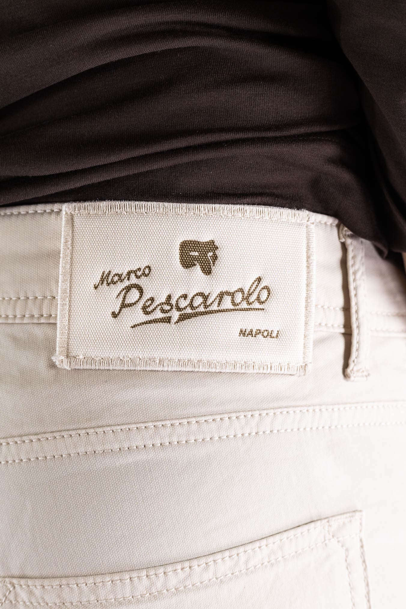 PESCAROLO Pantaloni "Nerano" 5 Tasche Beige