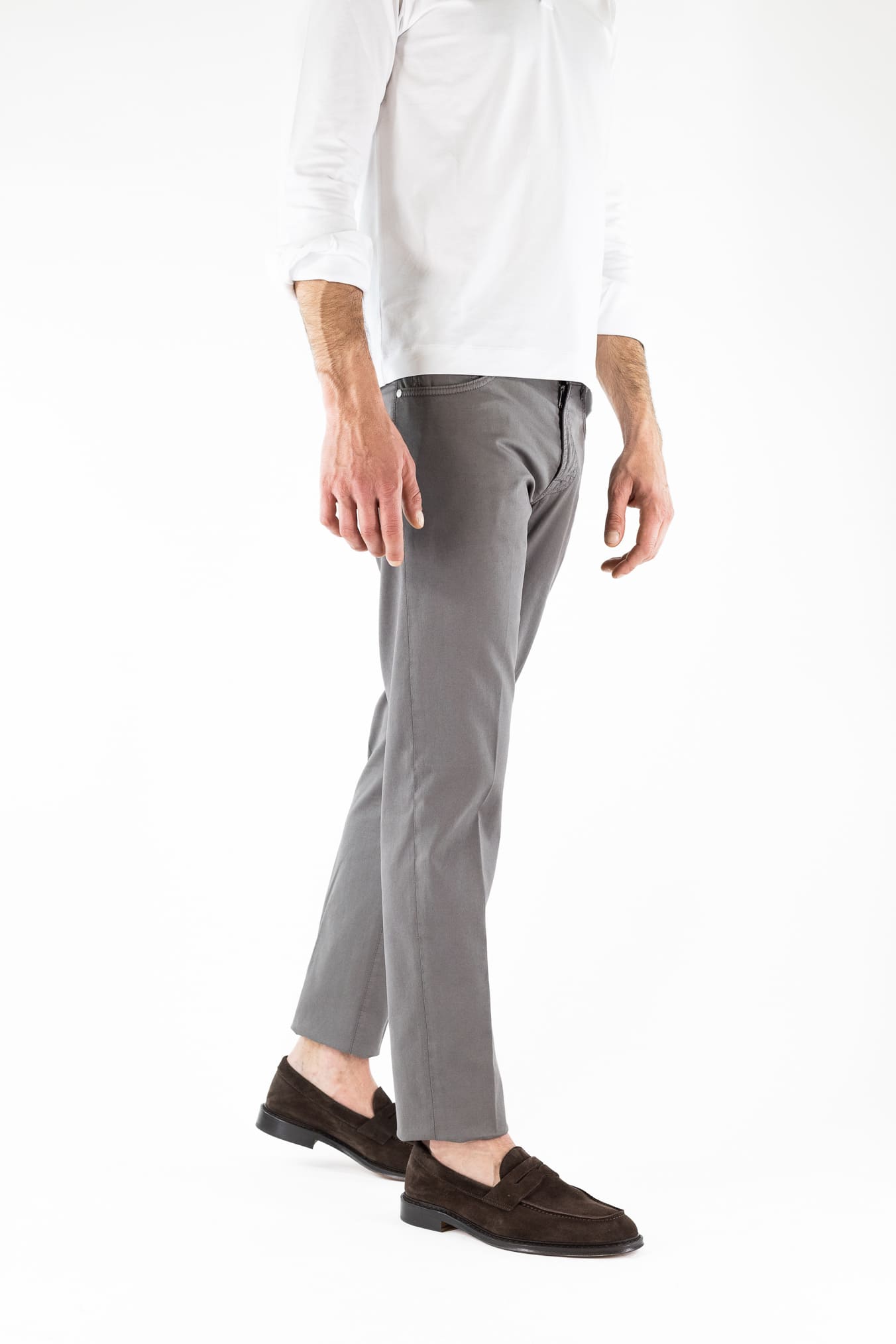 PESCAROLO Pantaloni "Nerano" 5 Tasche Tortora