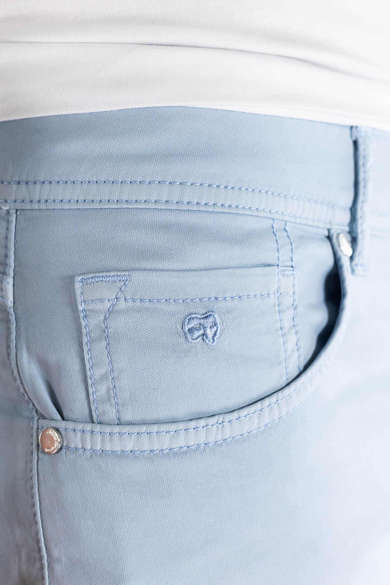 PESCAROLO Pantaloni "Nerano" 5 Tasche Celeste