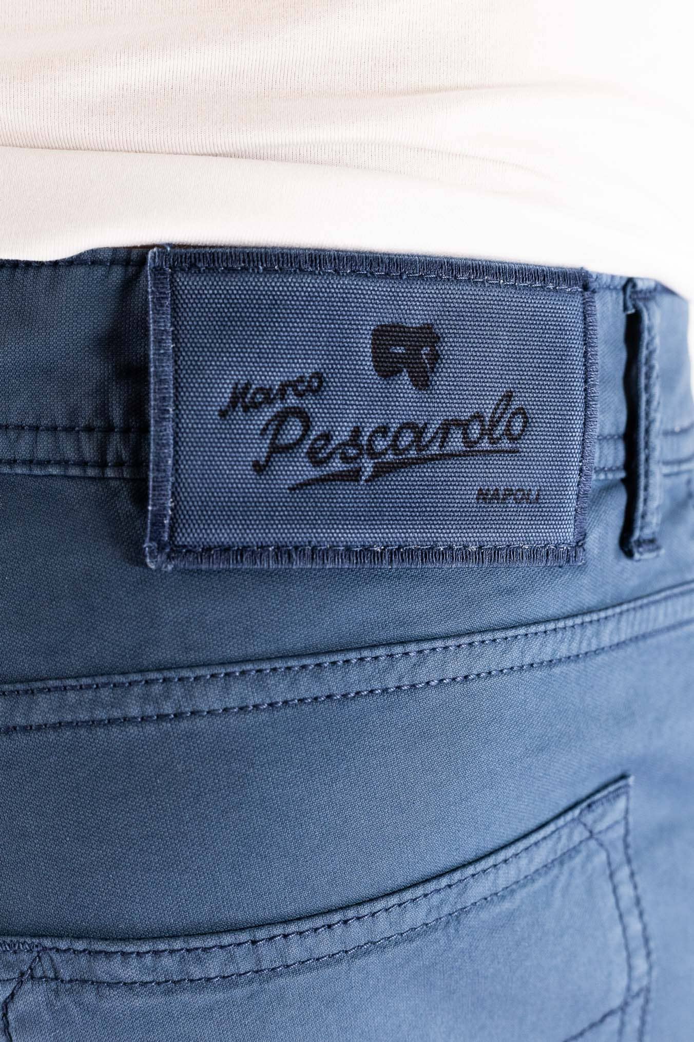PESCAROLO Pantaloni "Nerano" 5 Tasche Blu Medio