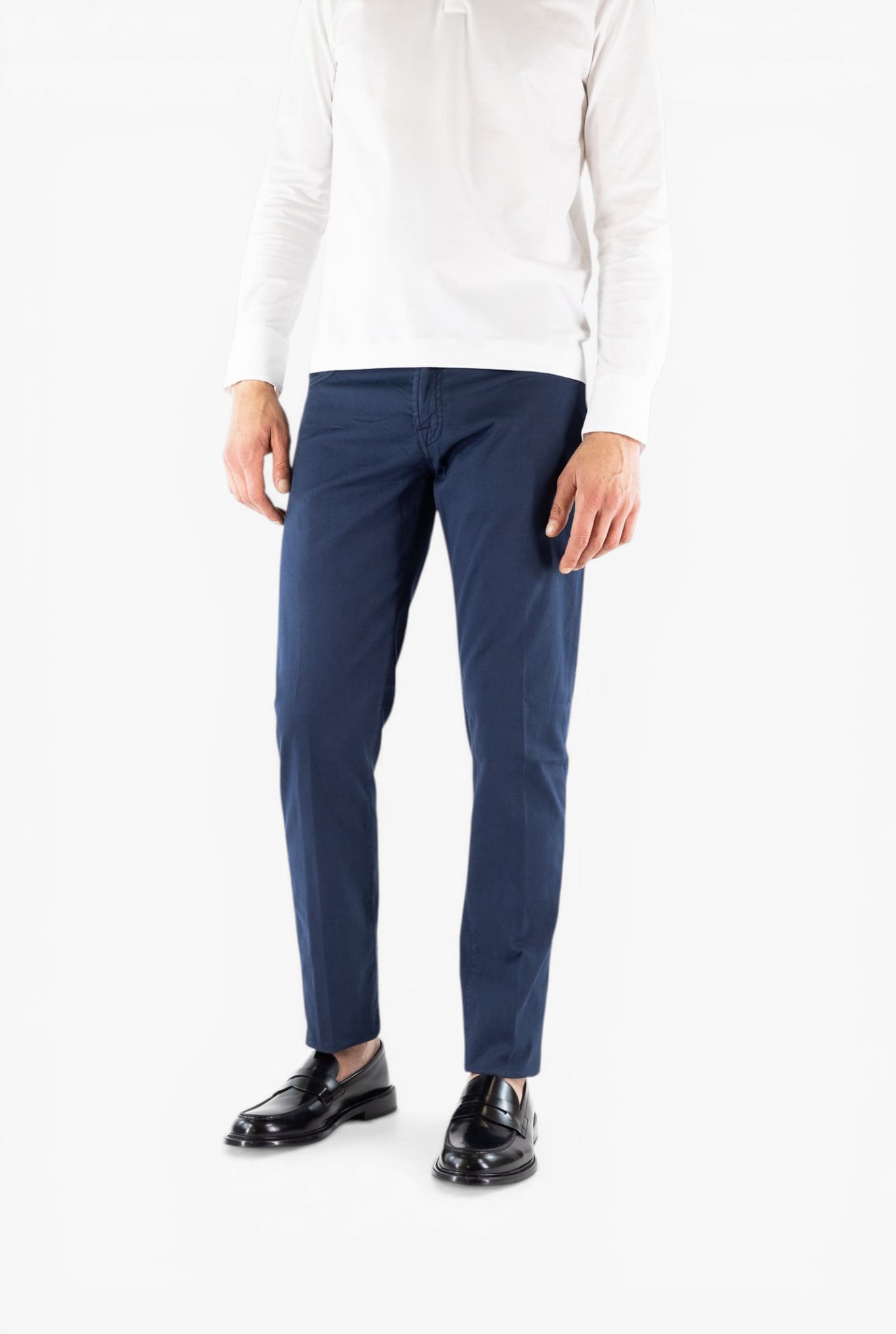 PESCAROLO Pantaloni "Nerano" 5 Tasche Blu