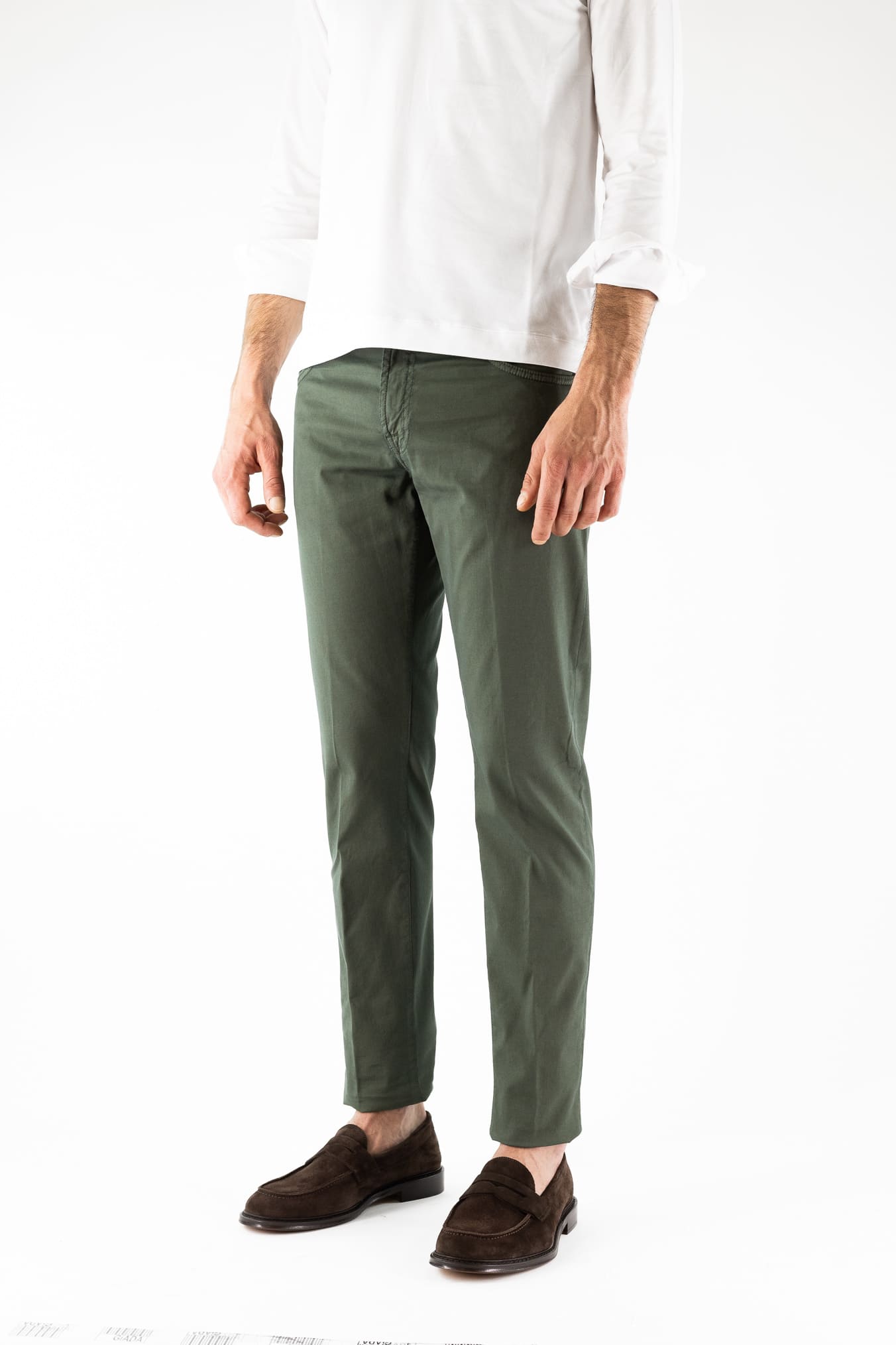 PESCAROLO Pantaloni "Nerano" 5 Tasche Verde