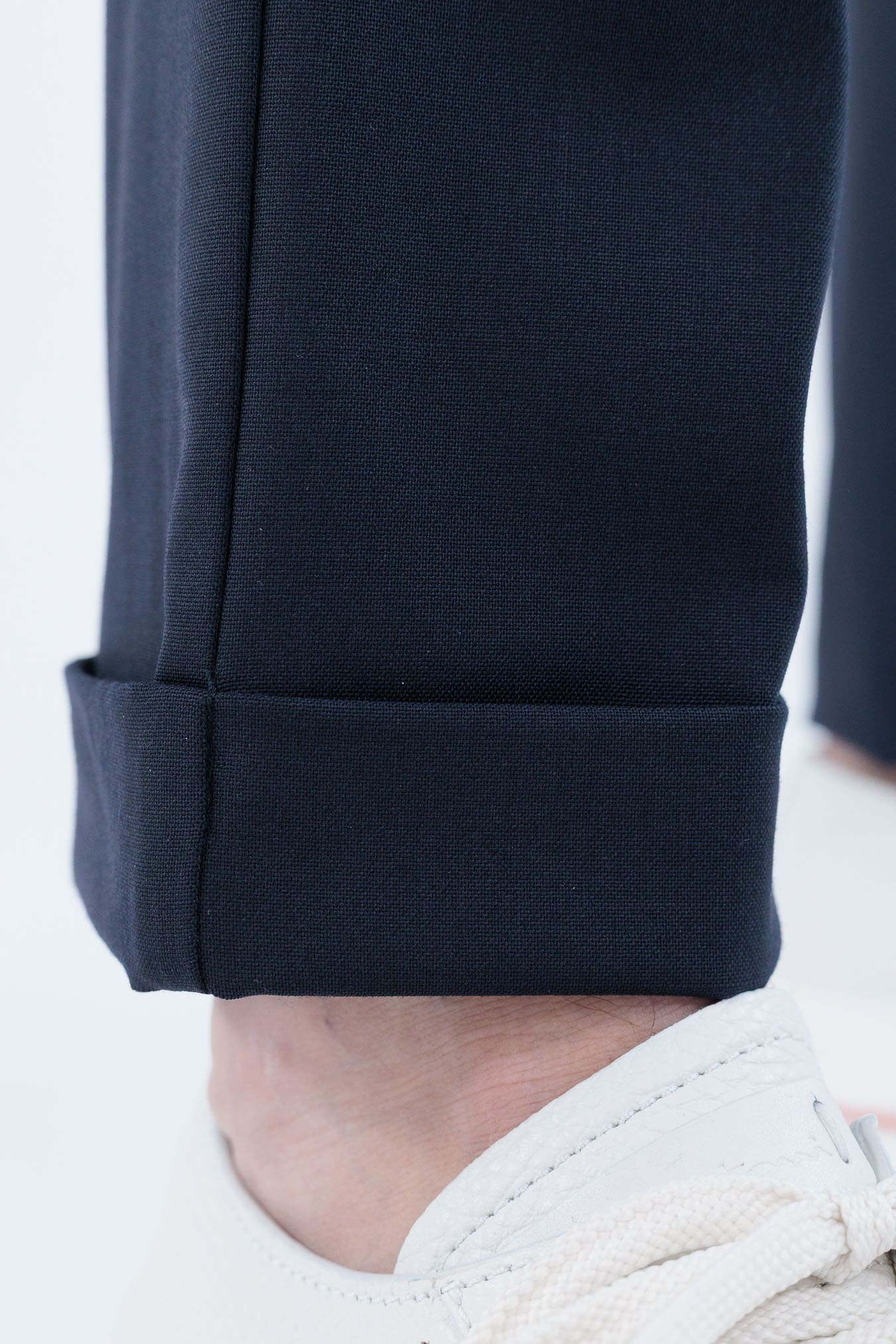 PESCAROLO Pantaloni "Tor" Cargo Coulisse Lana Blu