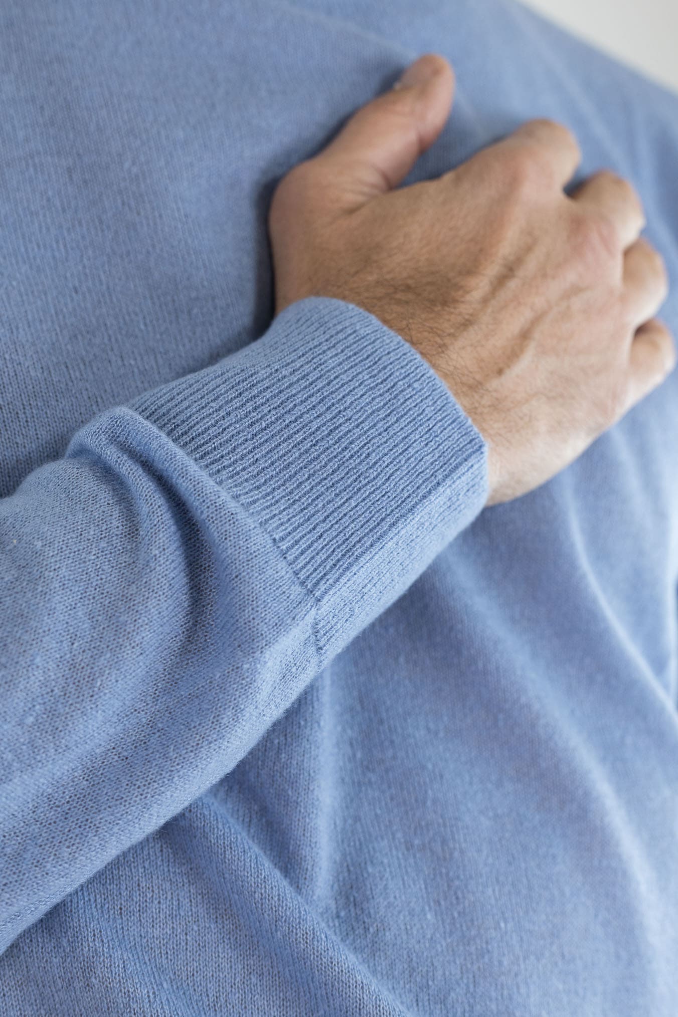 PIACENZA CASHMERE Girocollo Superlight Seta Cashmere Azzurro