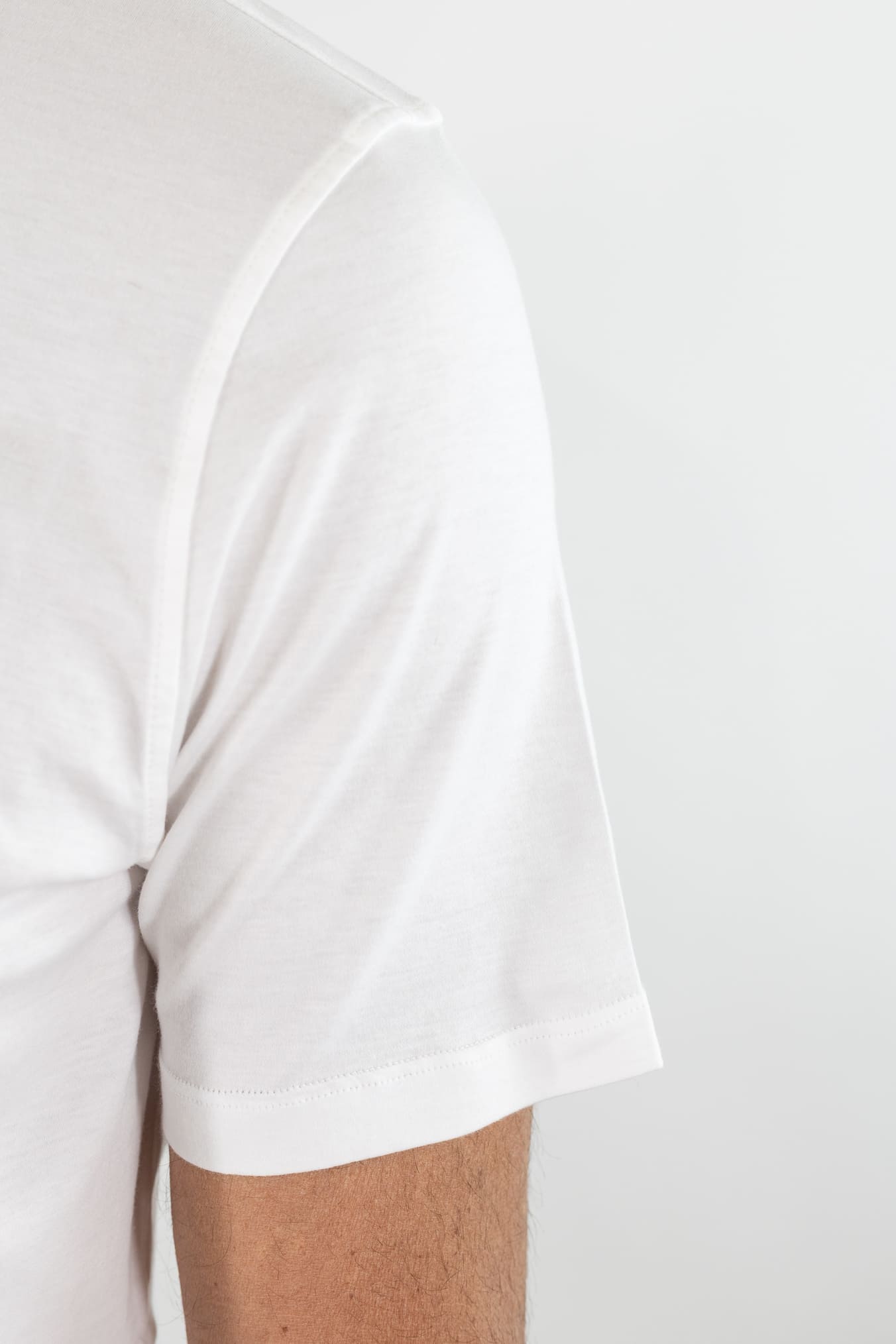 PIACENZA CASHMERE Polo MM Cotone Bianco