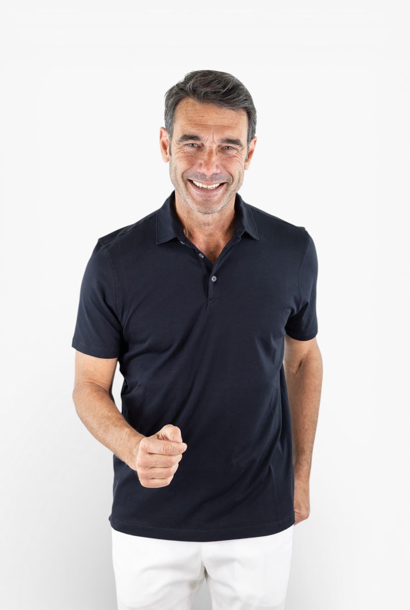 PIACENZA CASHMERE Polo MM Cotone Blu