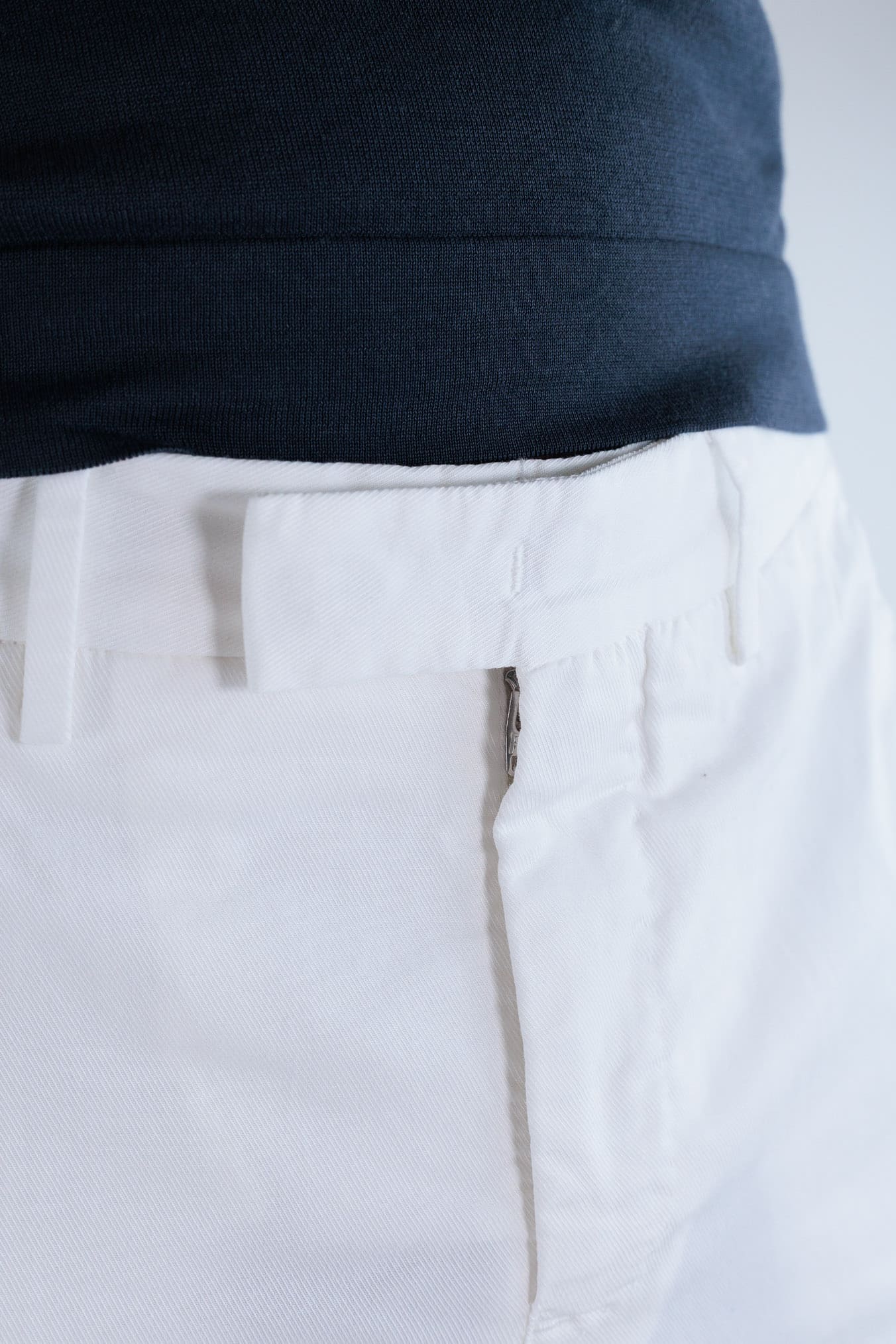 PT Pantaloni Misto Cotone Twill Stretch Bianco
