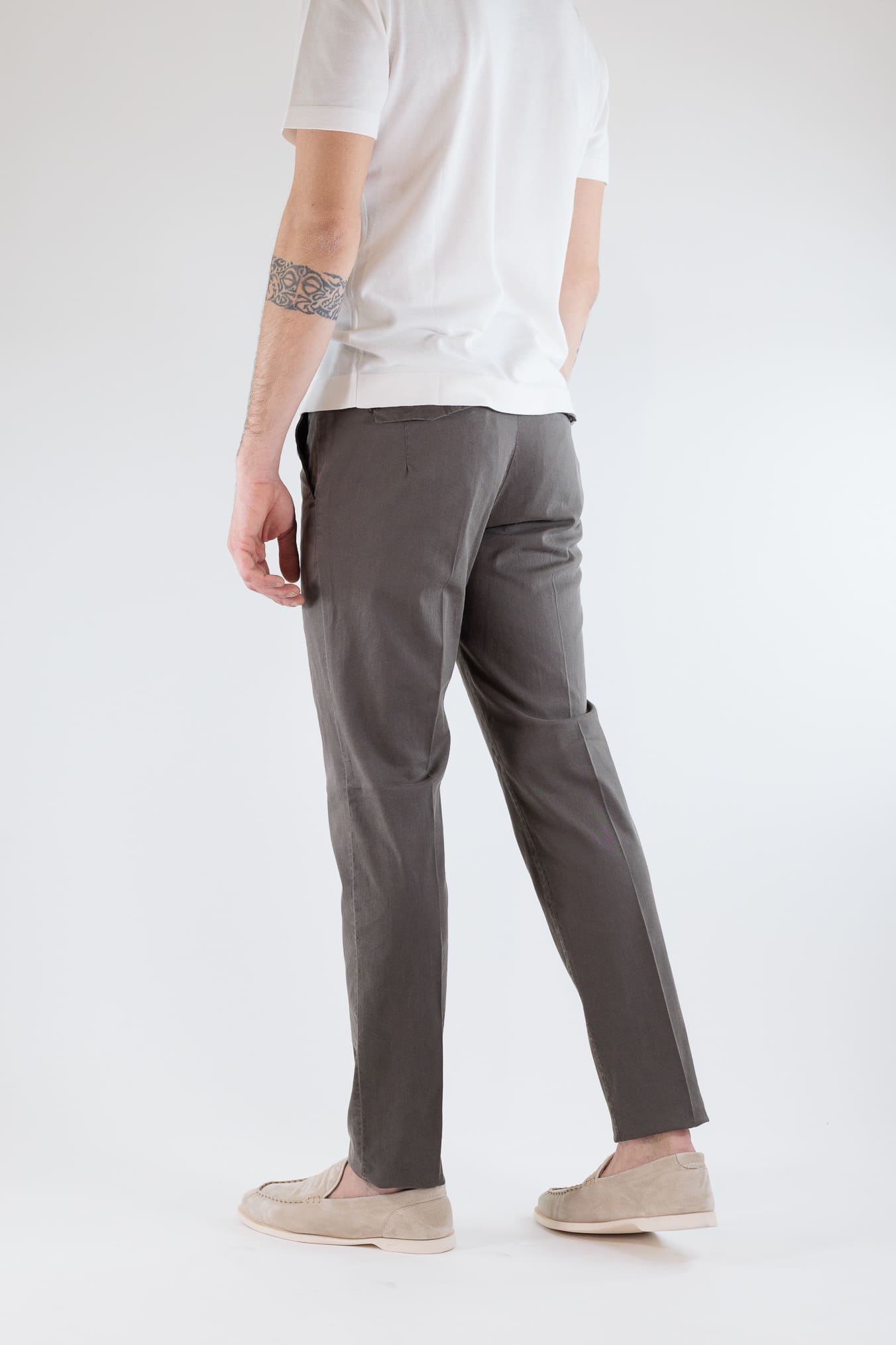 PT Pantaloni Misto Cotone Twill Stretch Moro