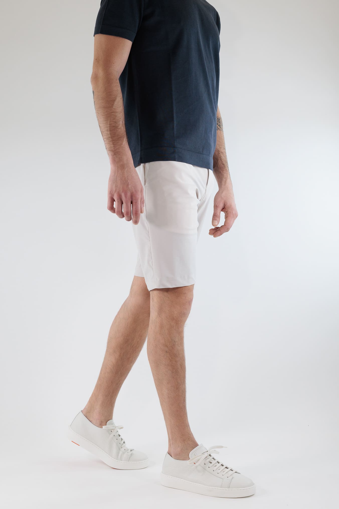 PT Bermuda Tessuto Active Bi-Stretch Beige Chiaro