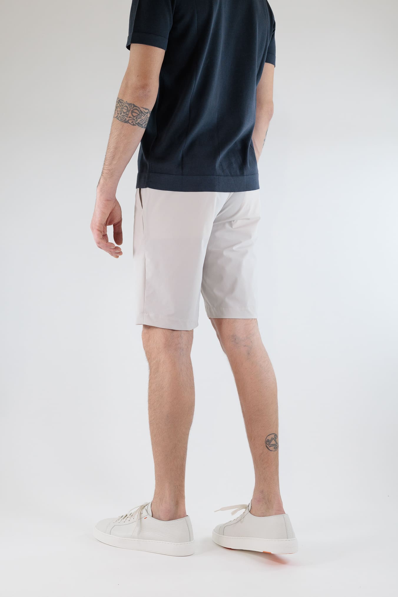 PT Bermuda Tessuto Active Bi-Stretch Beige Chiaro