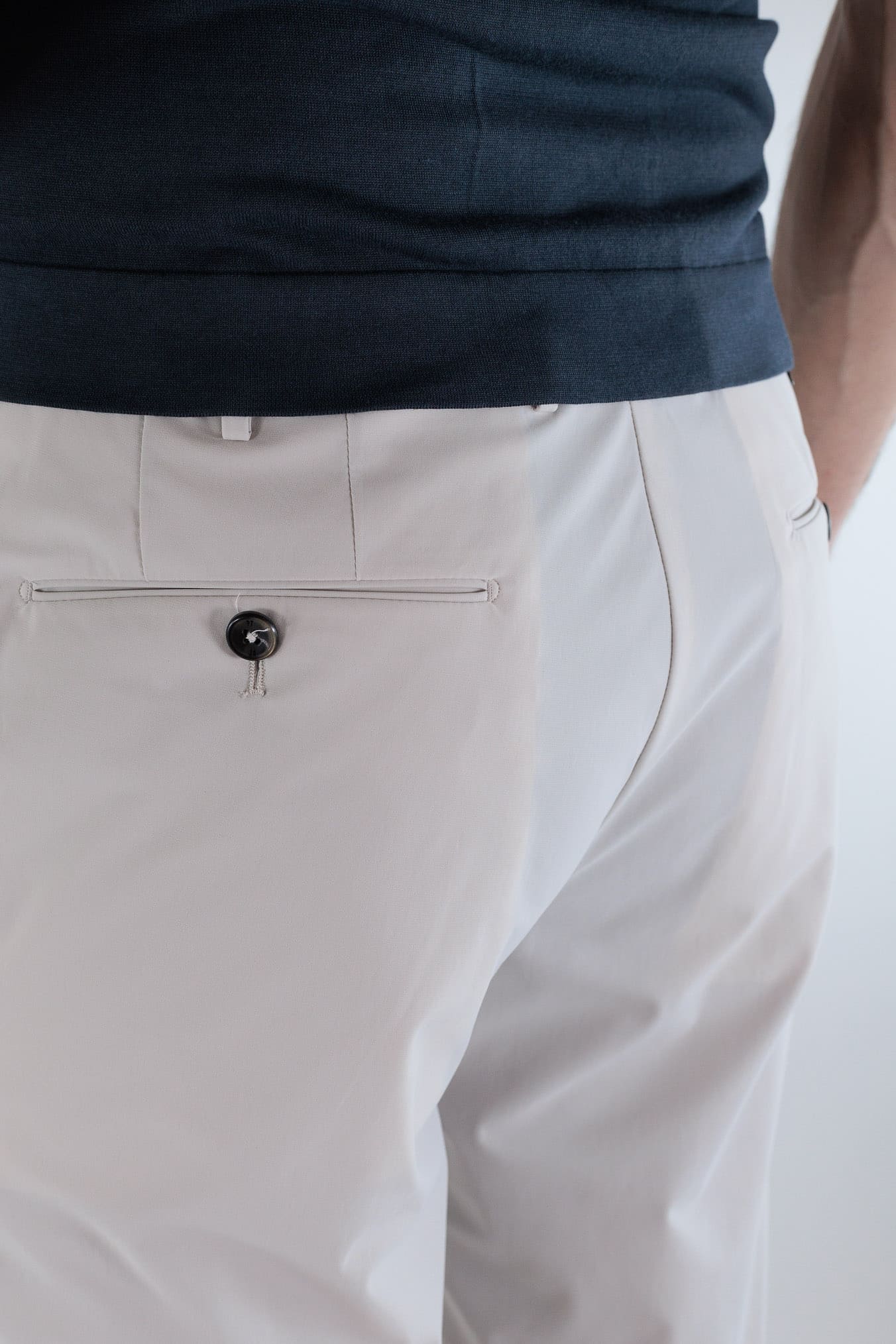 PT Bermuda Tessuto Active Bi-Stretch Beige Chiaro