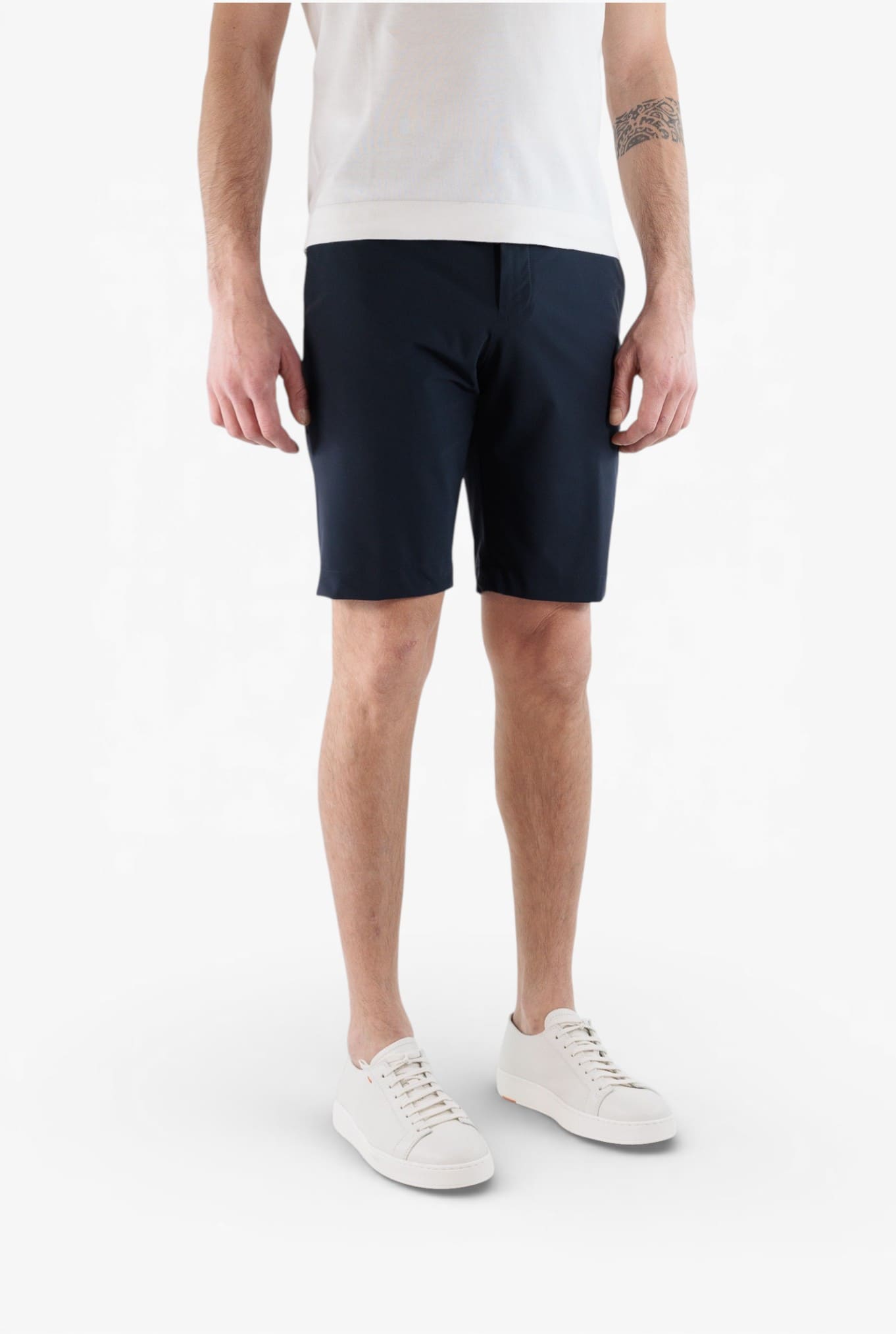 PT Bermuda Tessuto Active Bi-Stretch Blu