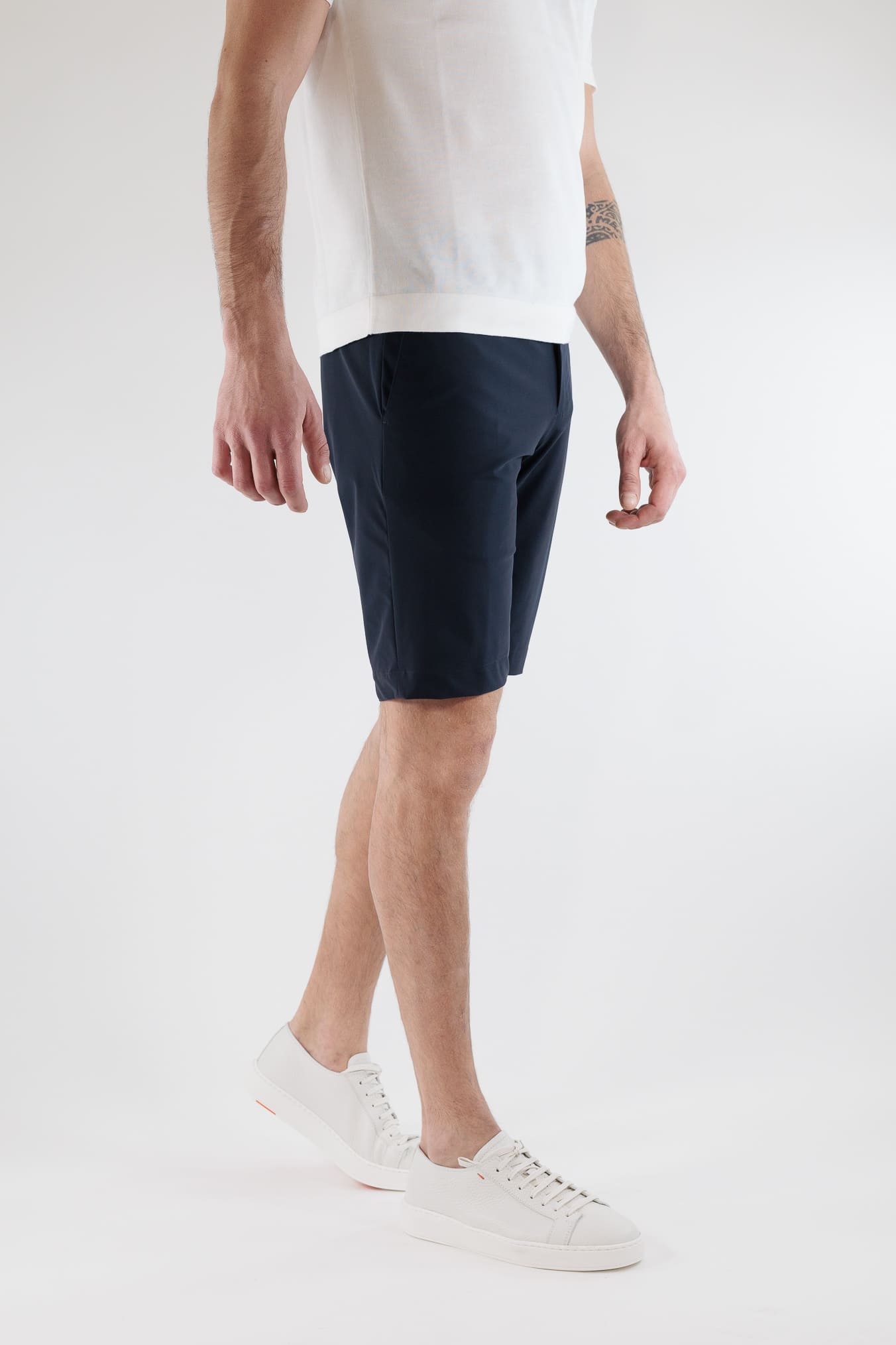 PT Bermuda Tessuto Active Bi-Stretch Blu