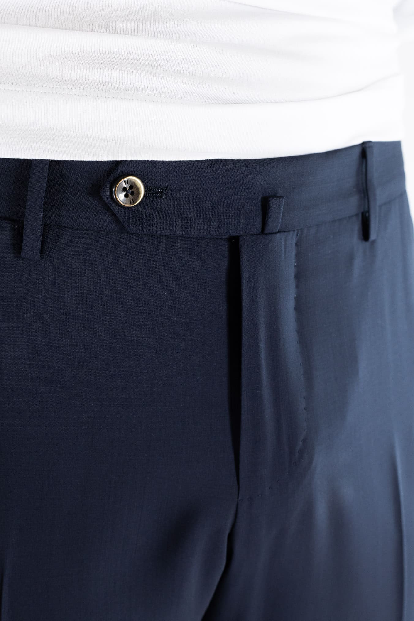 PT Pantaloni Fresco Lana Blu