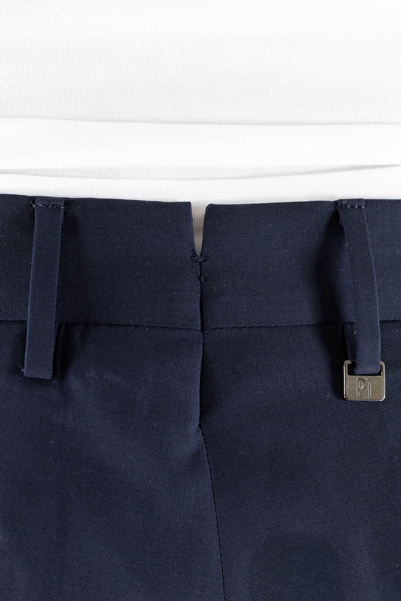 PT Pantaloni Fresco Lana Blu