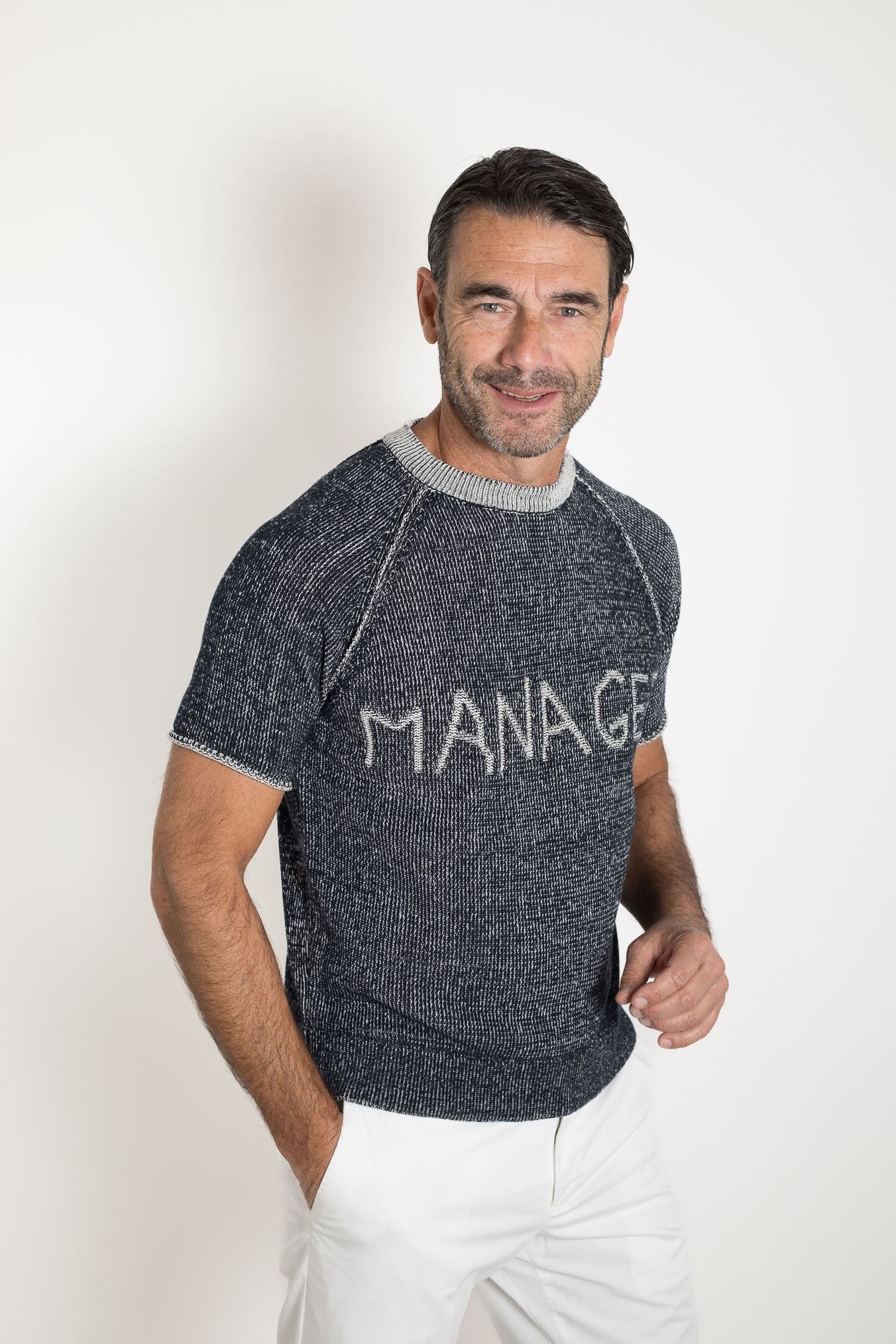 RAKKI' Felpa mod. Manager Raglan Vanisé Blu