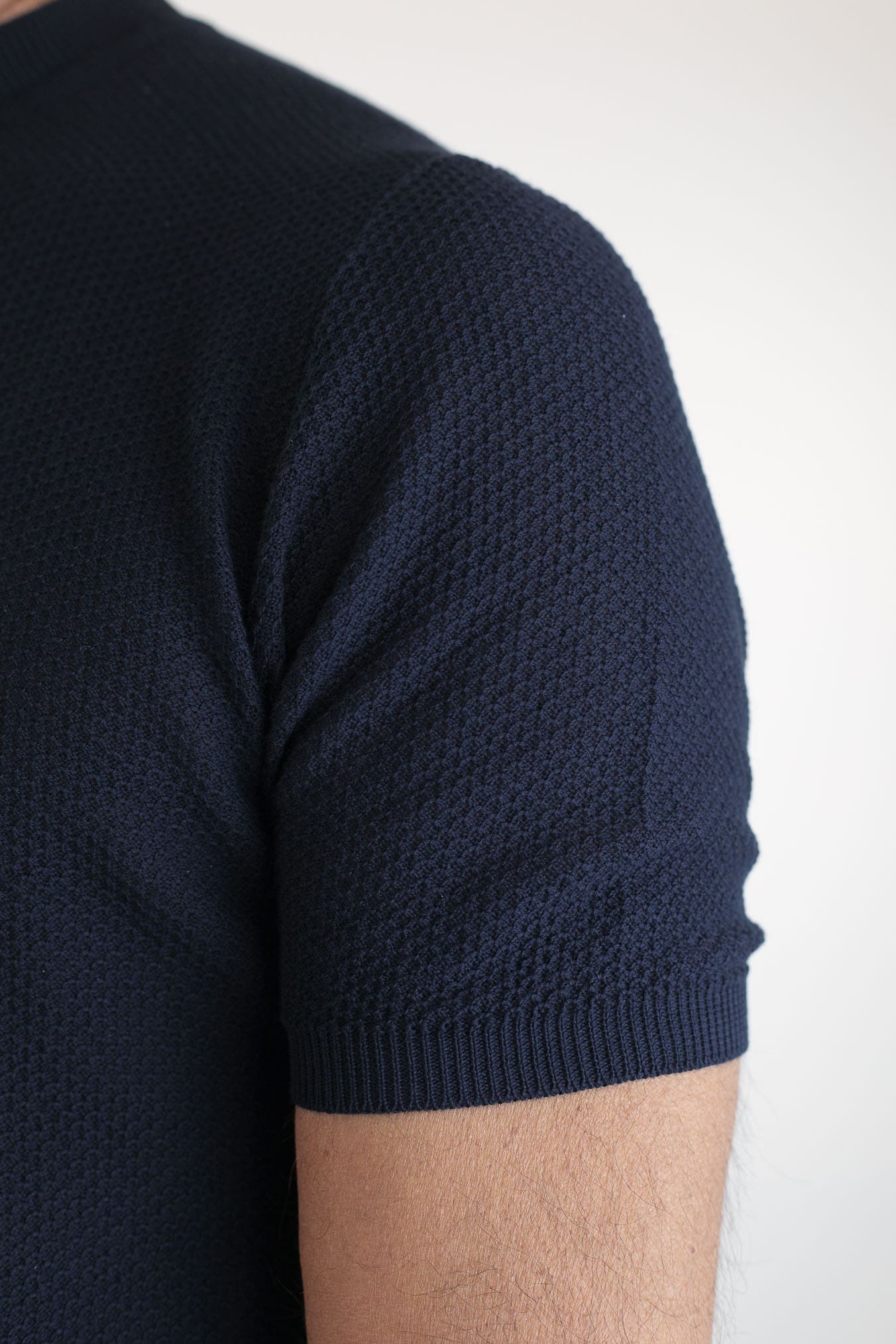 RAKKI' Girocollo Maniche Corte Marlon Brando Blu