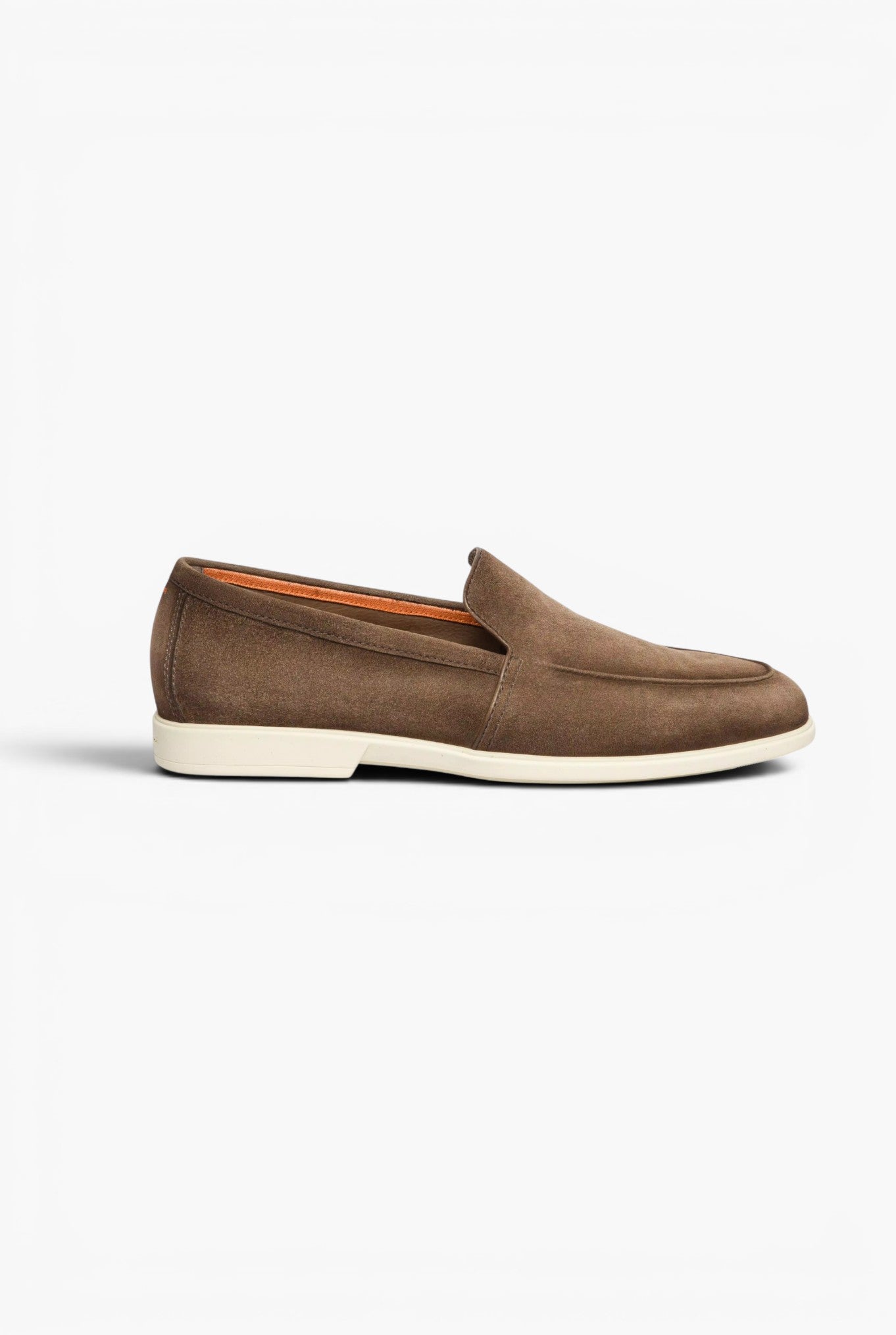 SANTONI Mocassino Suede Marrone