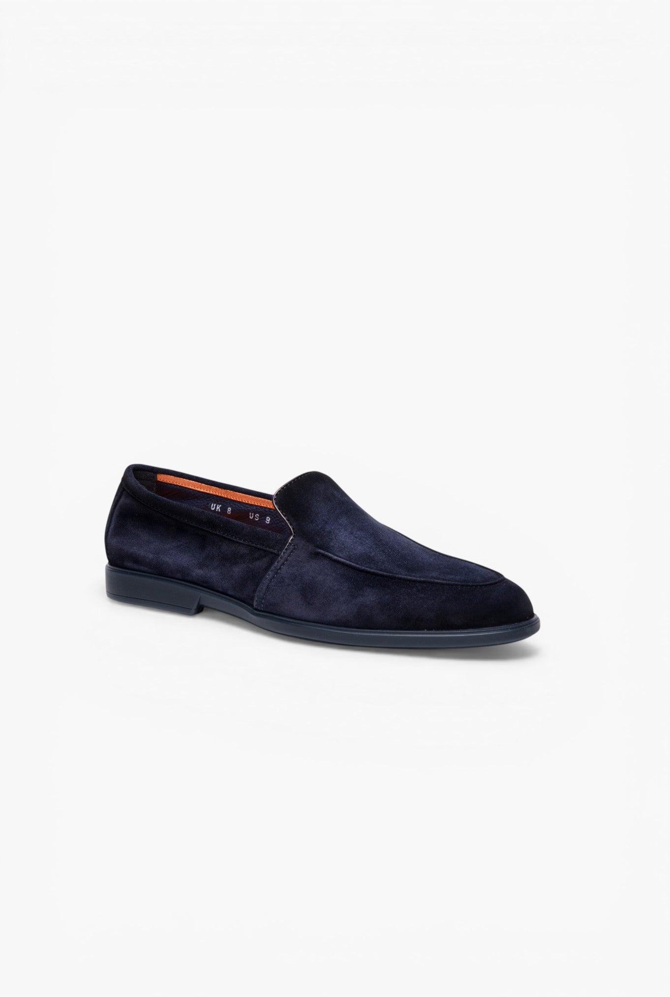 SANTONI Mocassino Suede Blu