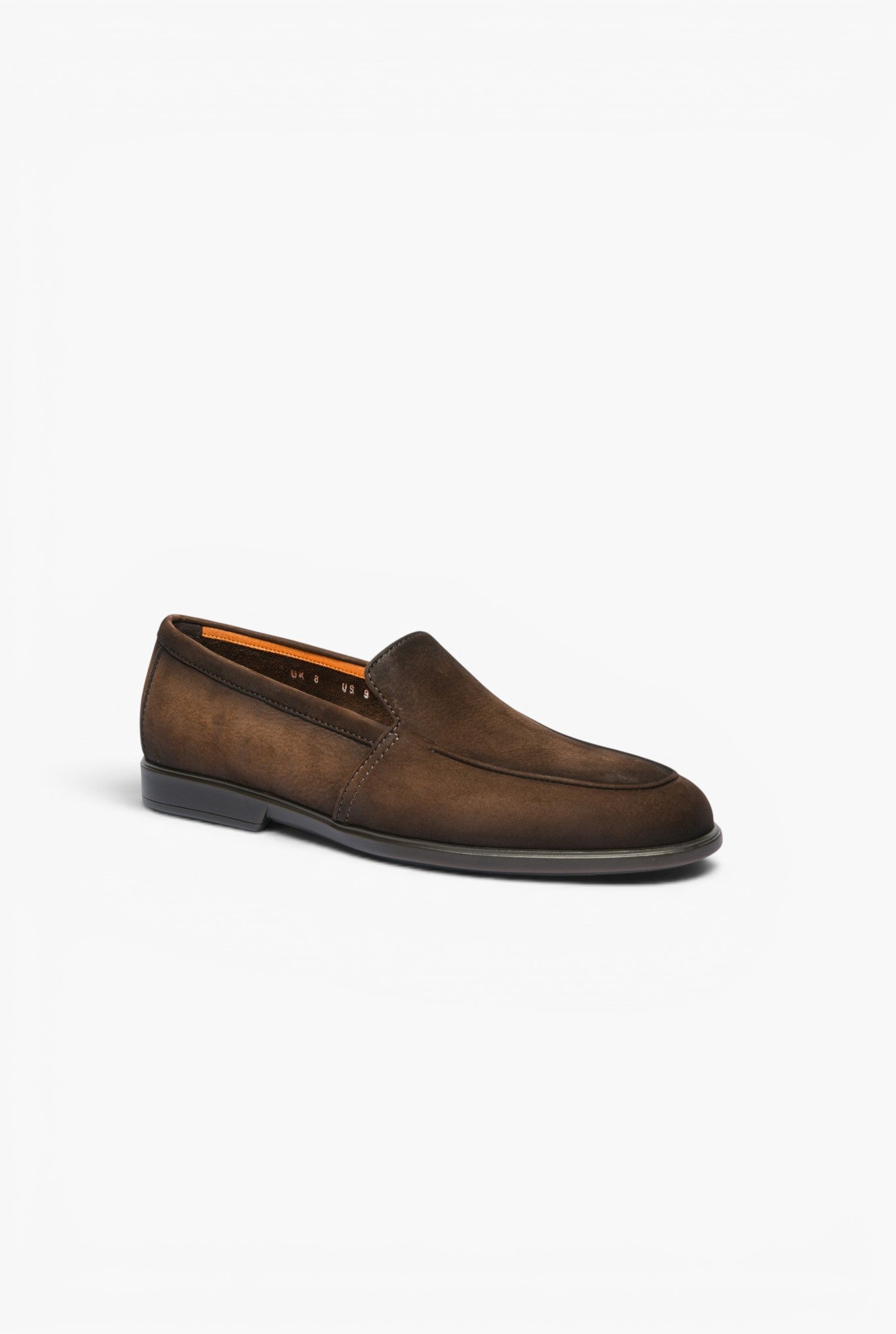 SANTONI Mocassino Suede Testa Moro