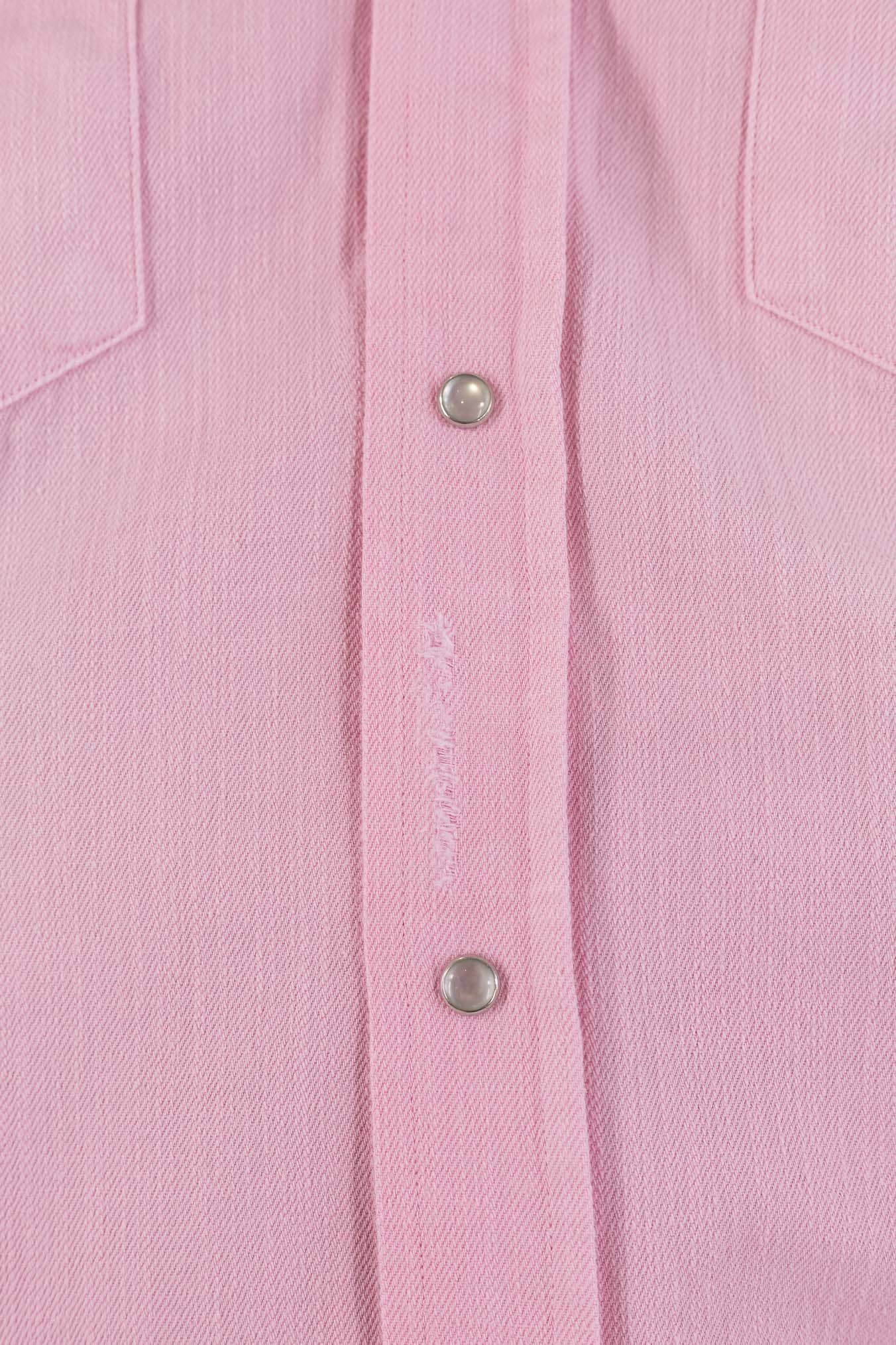 SARTORIO Camicia Texana Denim Rosa