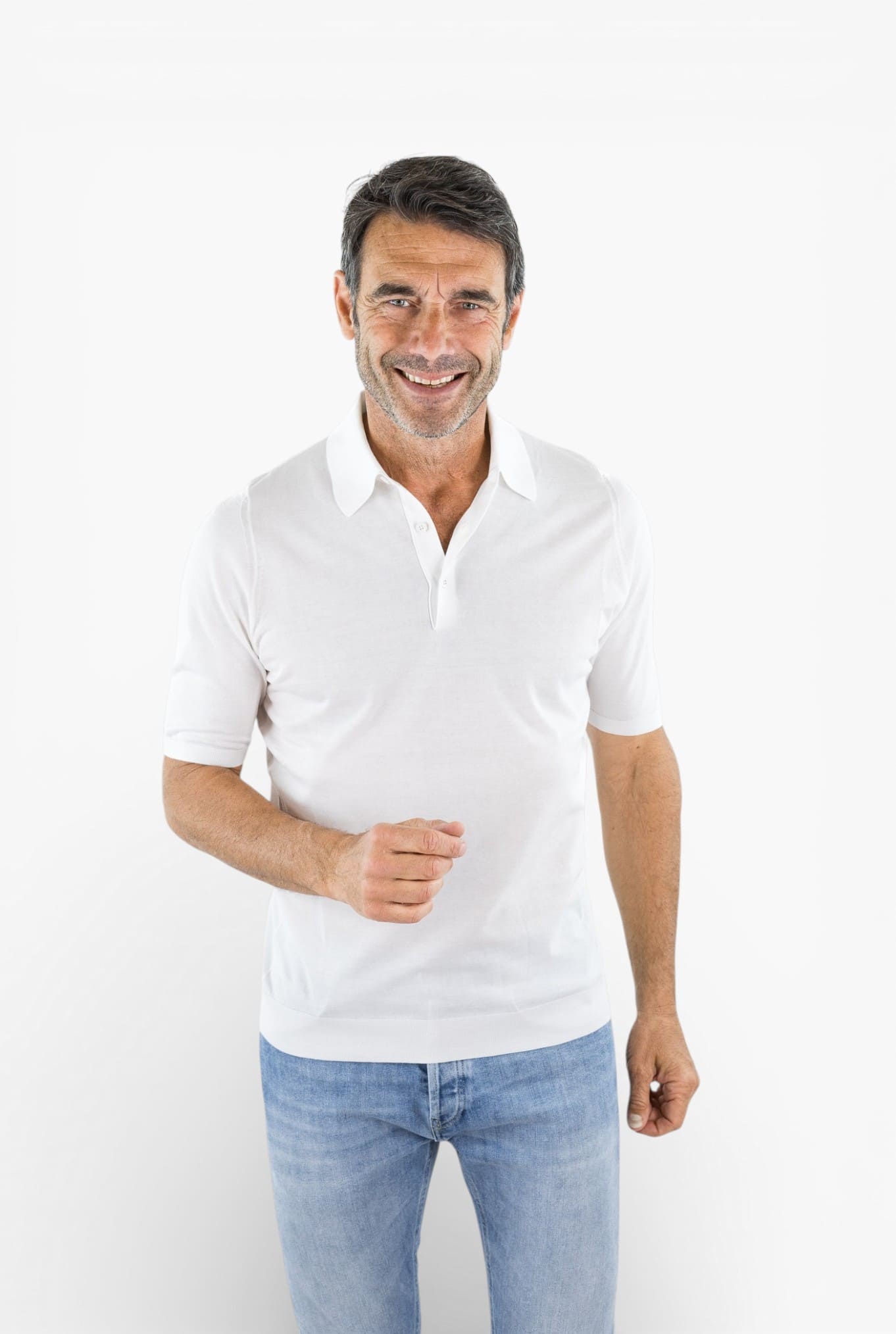 SVEVO PARMA Polo Cotone Superlight Bianco
