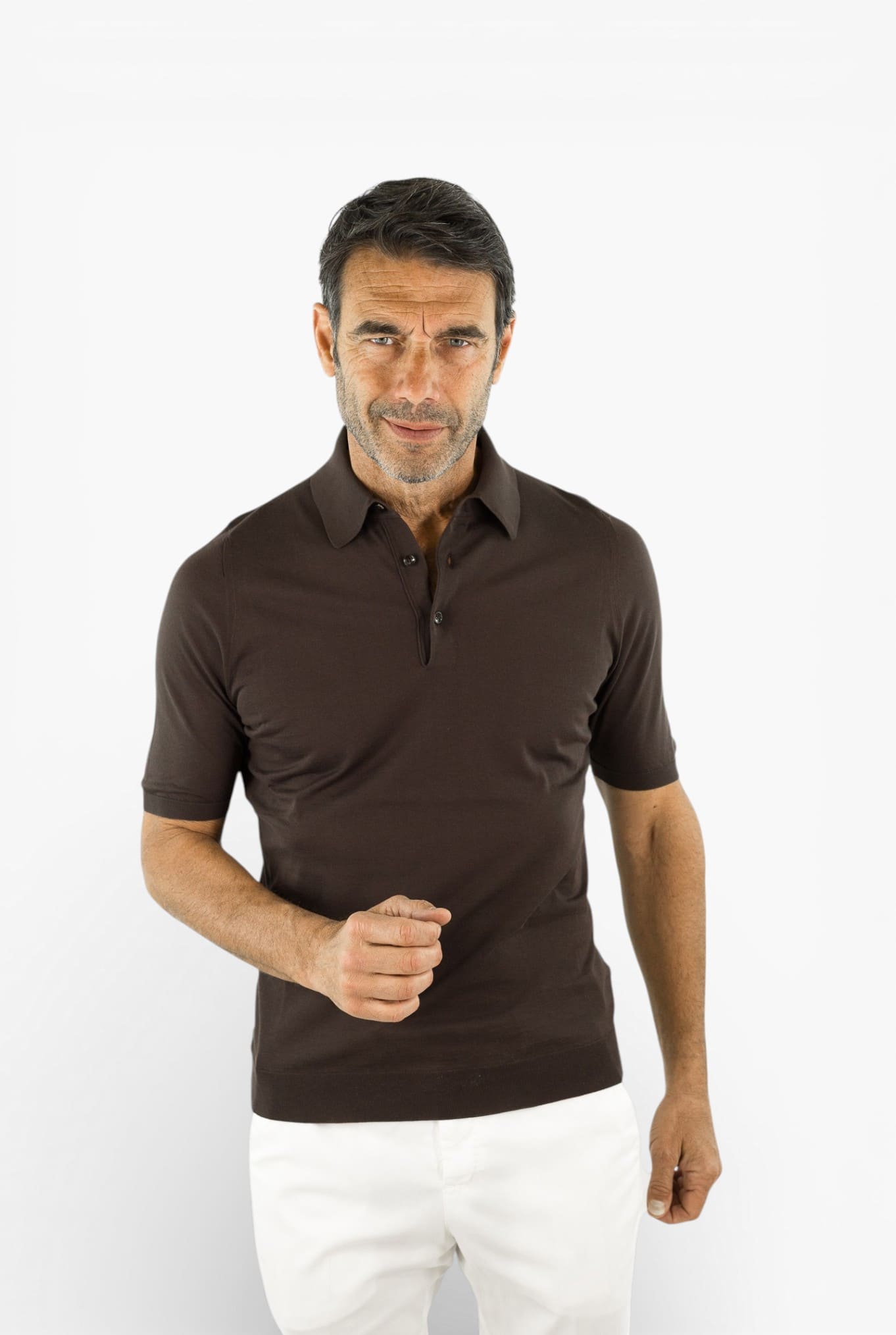 SVEVO PARMA Polo Cotone Superlight Testa Moro