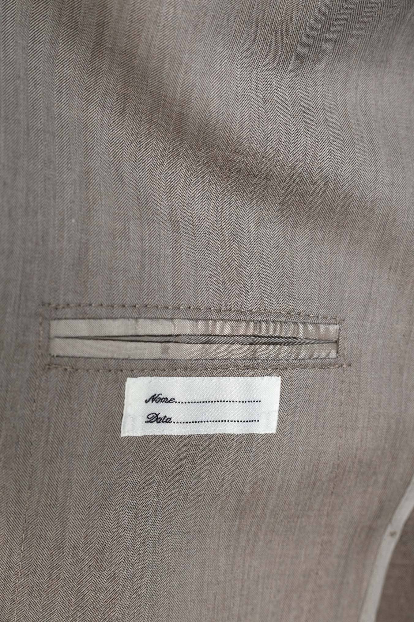 TAGLIATORE Abito Spigato Lana Super 130's Beige