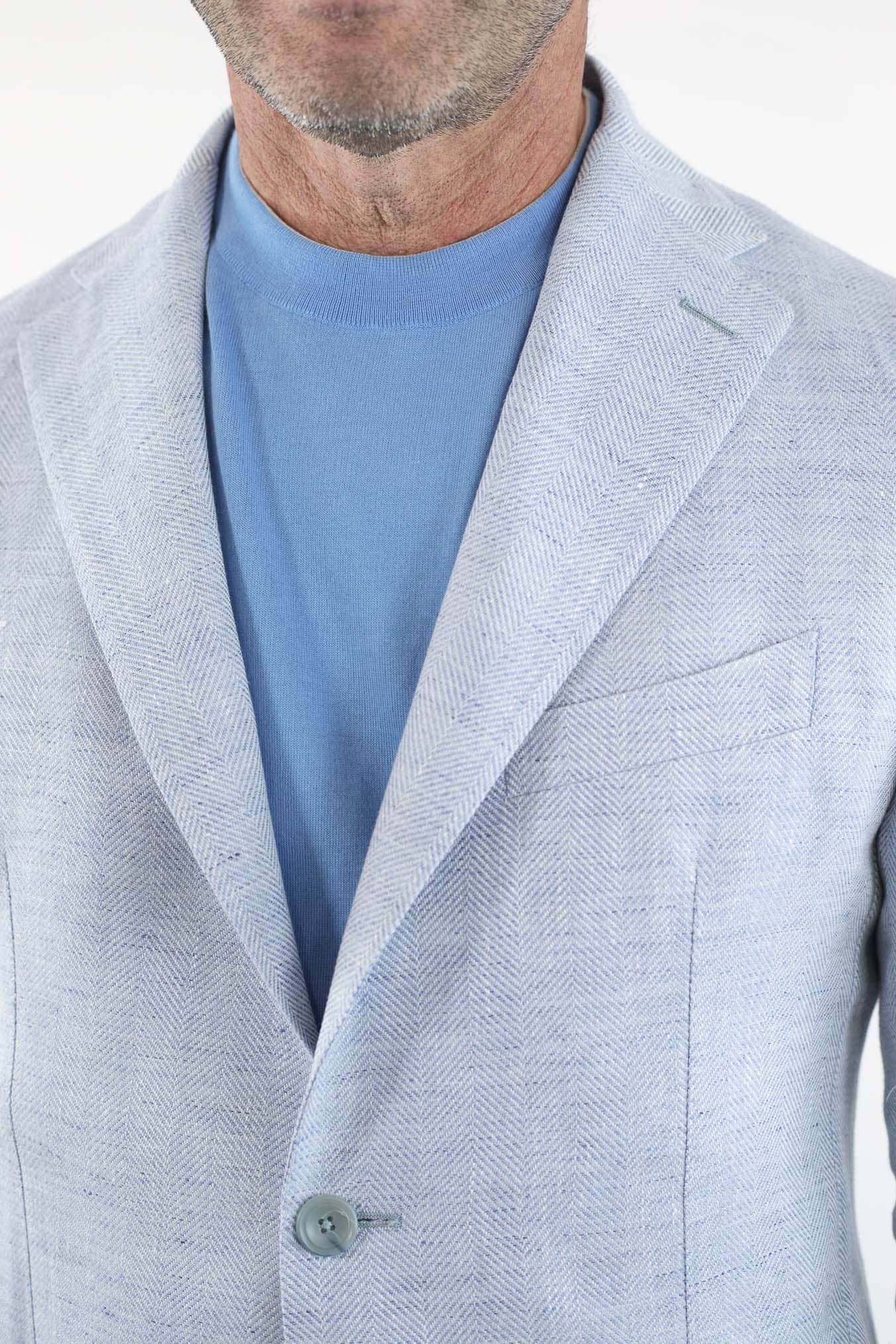 TAGLIATORE Giacca Spigata Celeste