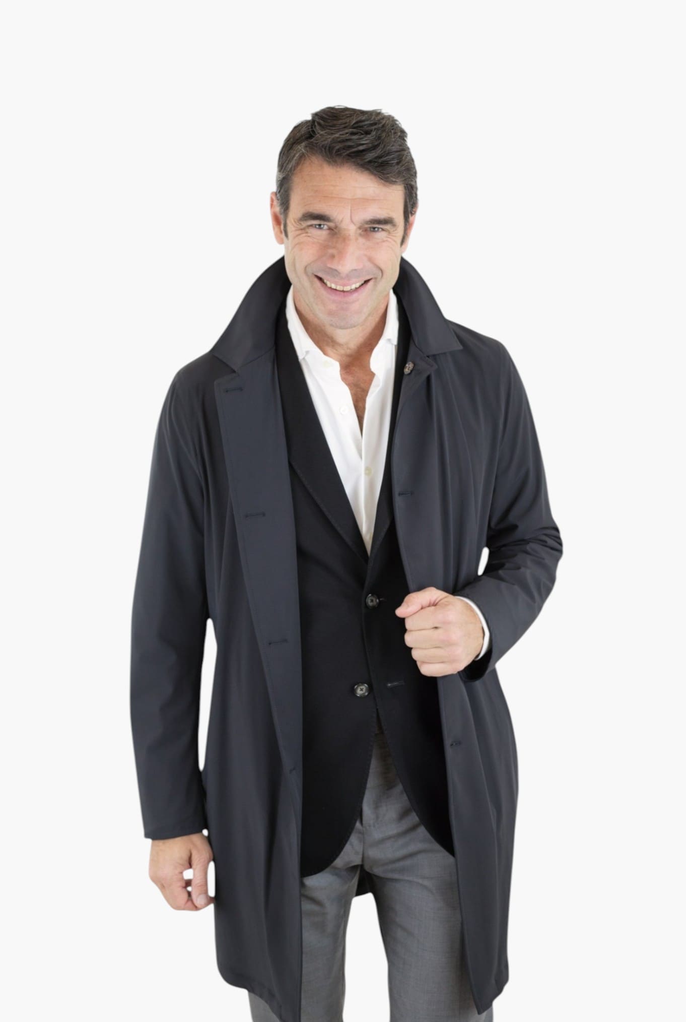 KIRED Black Reversible Waterproof Overcoat