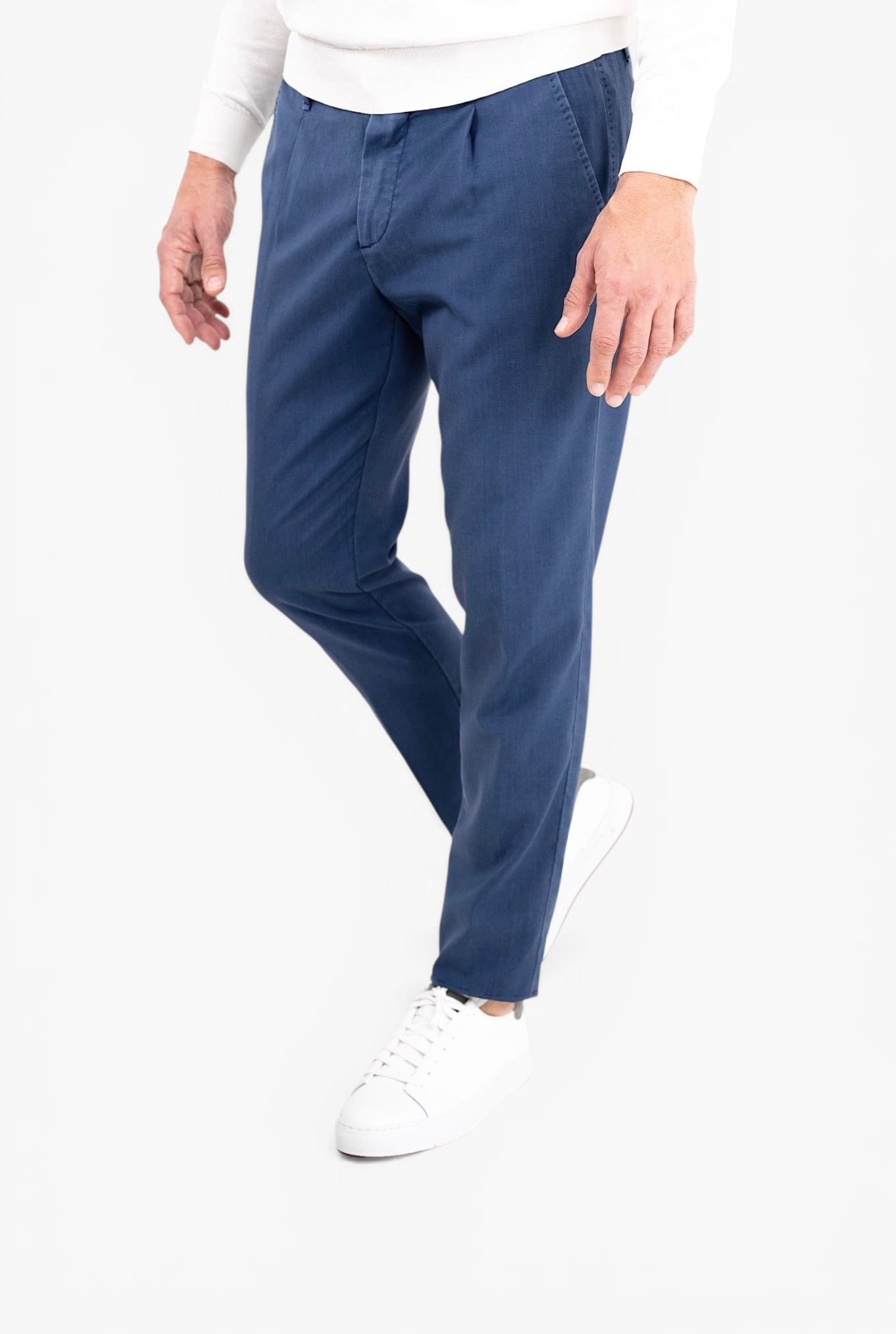 Pantaloni Vintage Wool Medium Blu - Guarino Store