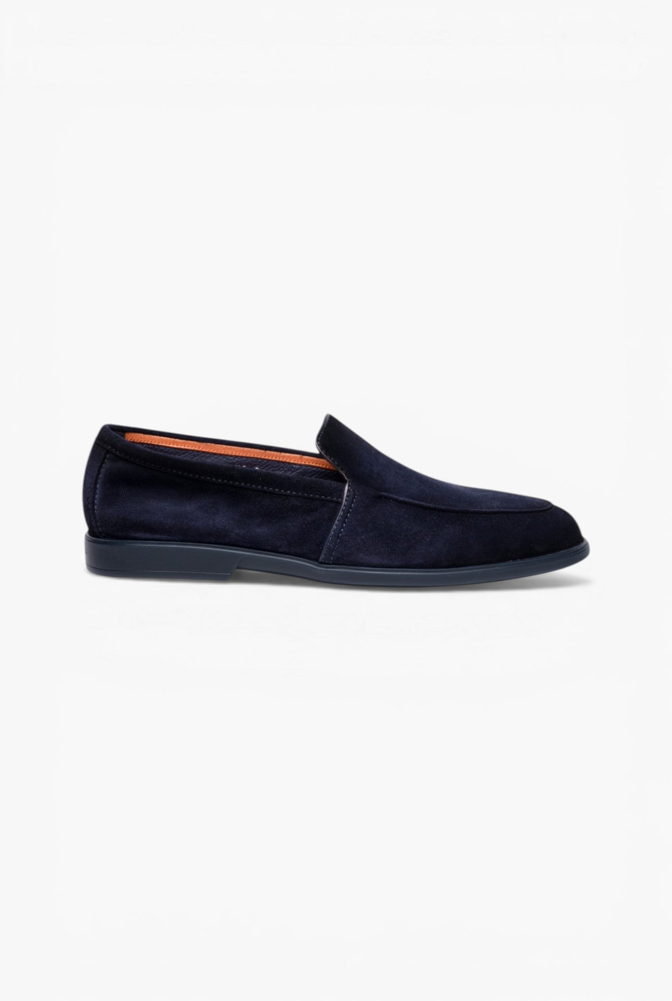 SANTONI Mocassino Suede Blu