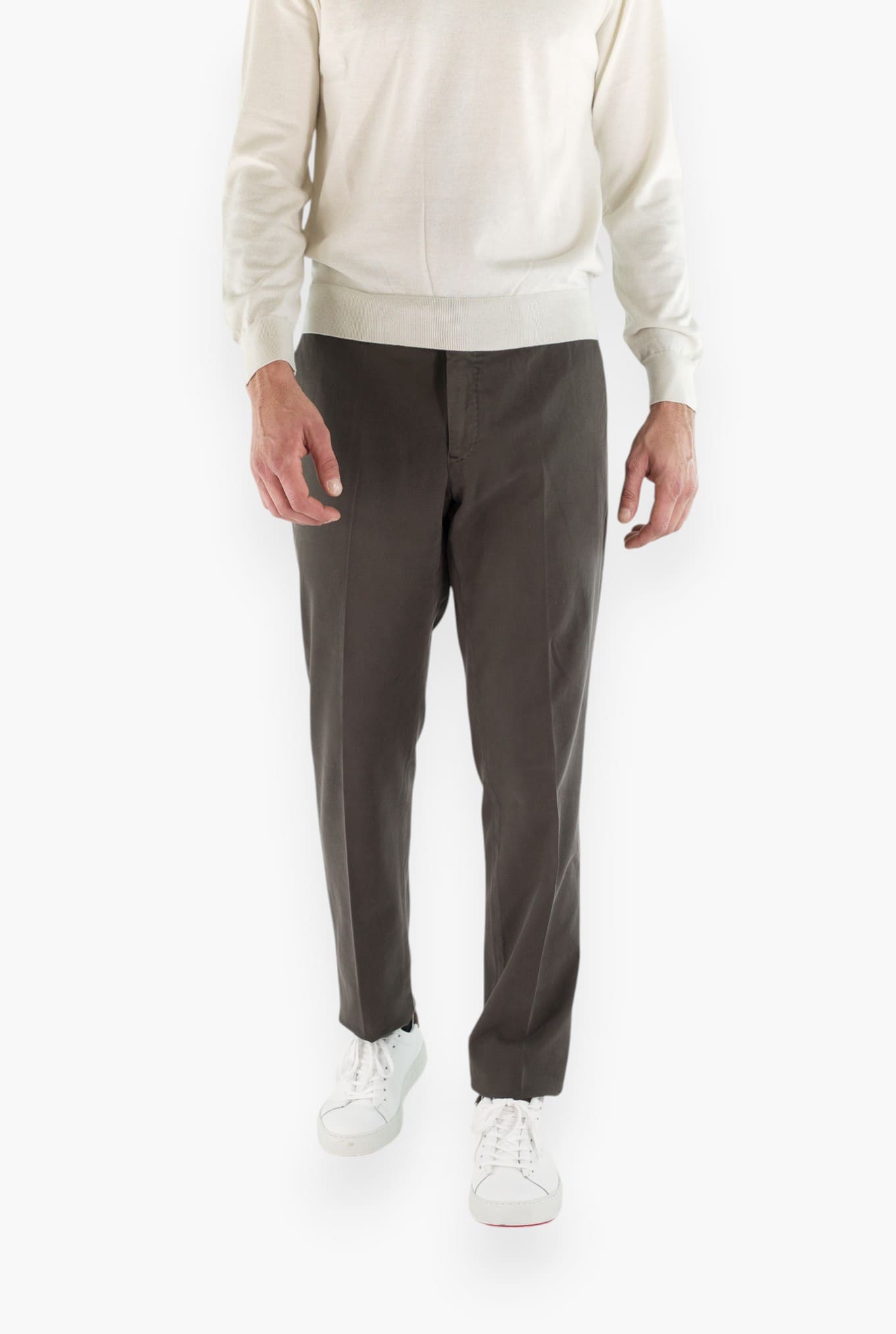 Pantaloni Cotone Cashmere Testa Moro
