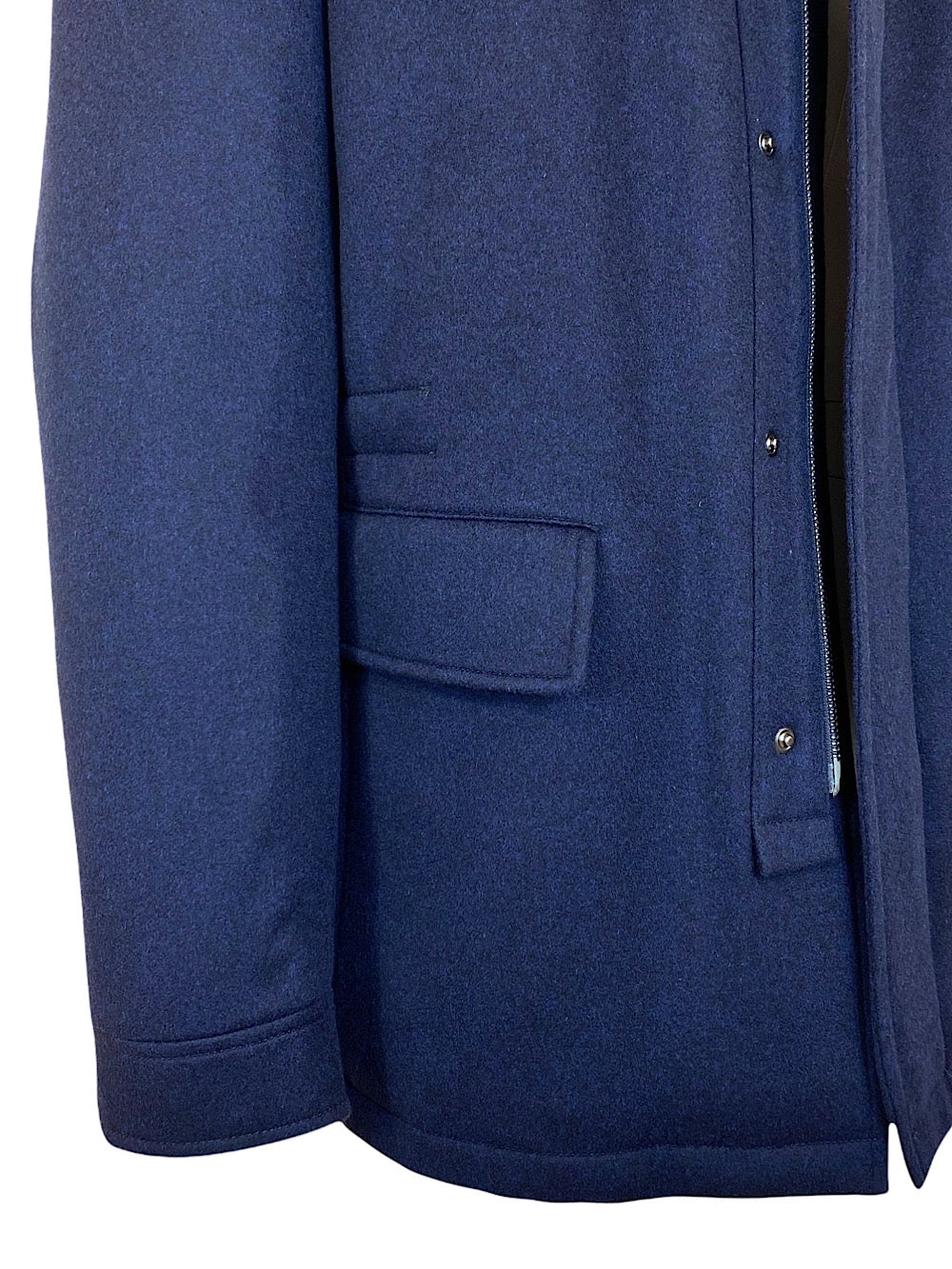 Guarino Cashmere and blue beaver coat